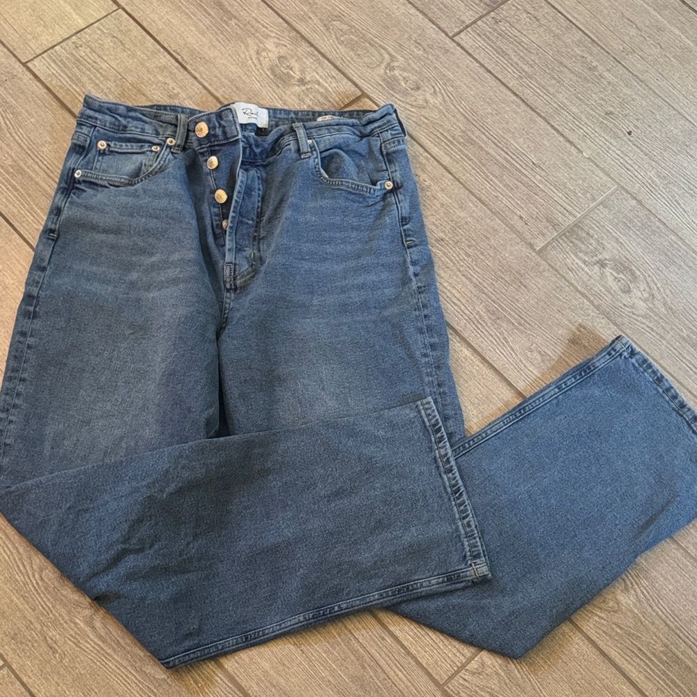 Rails topanga high rise straight jeans in blue stone